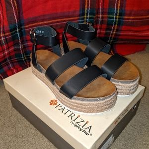 Black Patrizia "Larissa" sandals